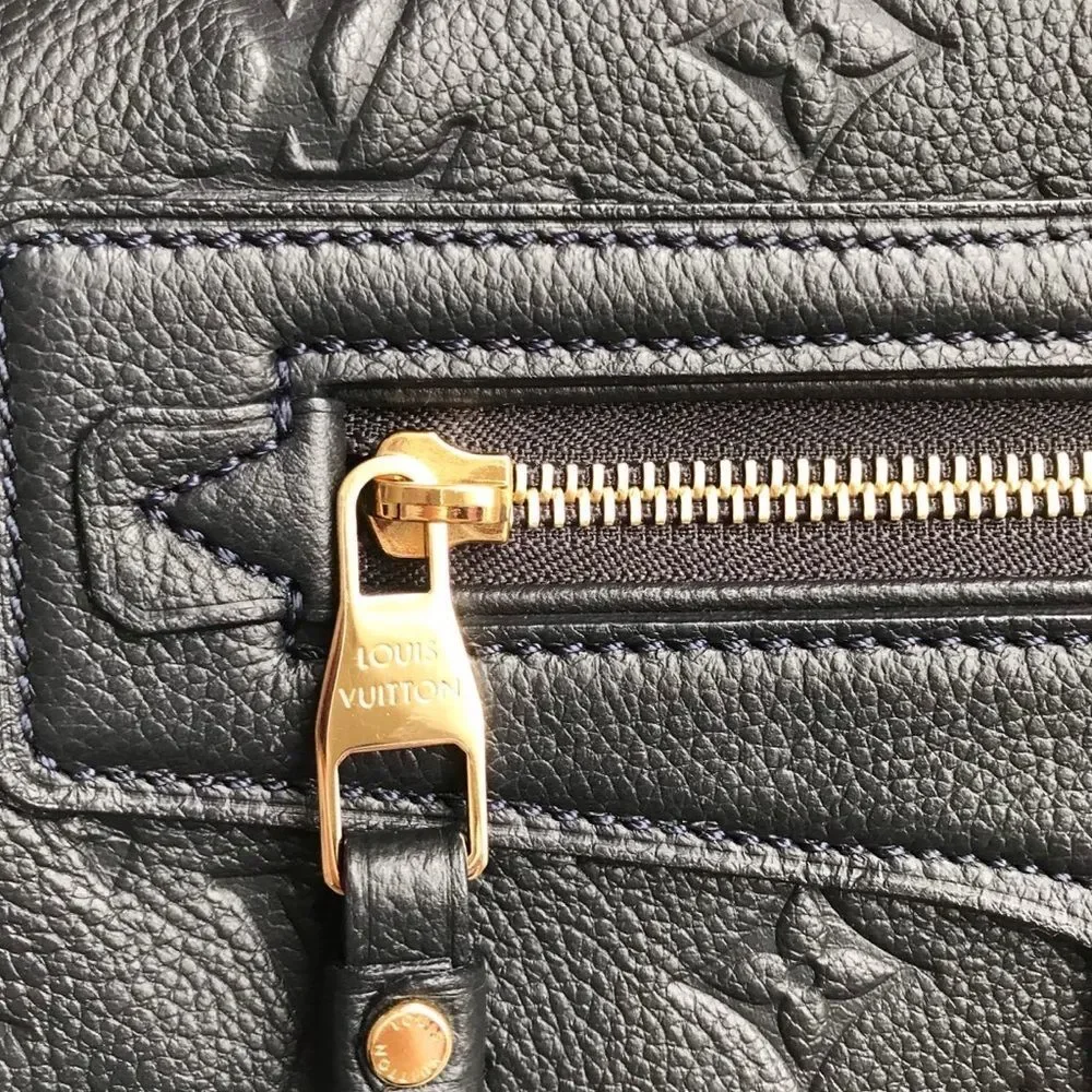 Louis Vuitton Empreinte Petillante Clutch Navy | Monogram Leather | Authentic - Picture 3 of 13